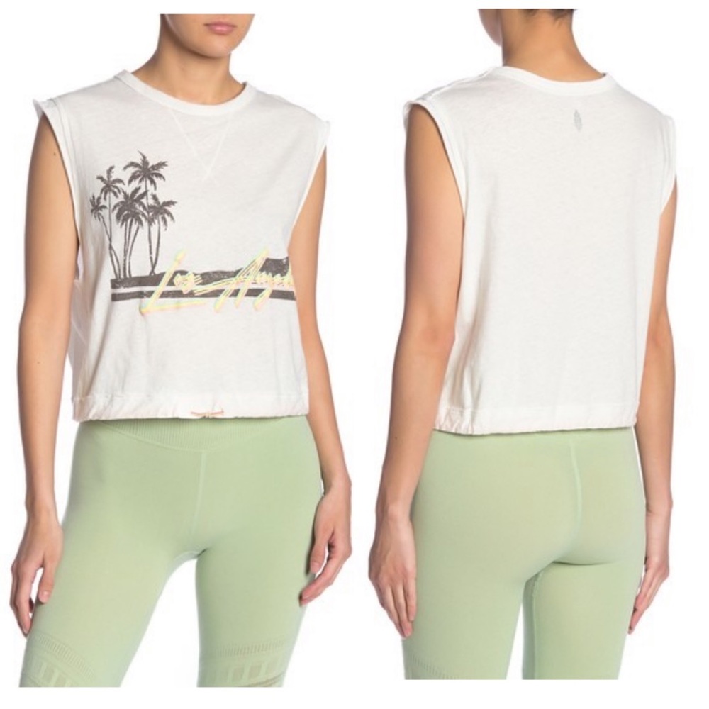 Free‎ People Movement Graphic Muscle T-Shirt